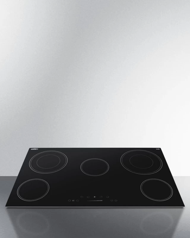 36" Wide 208-240V 5-Burner Radiant Cooktop CR5B36T9B