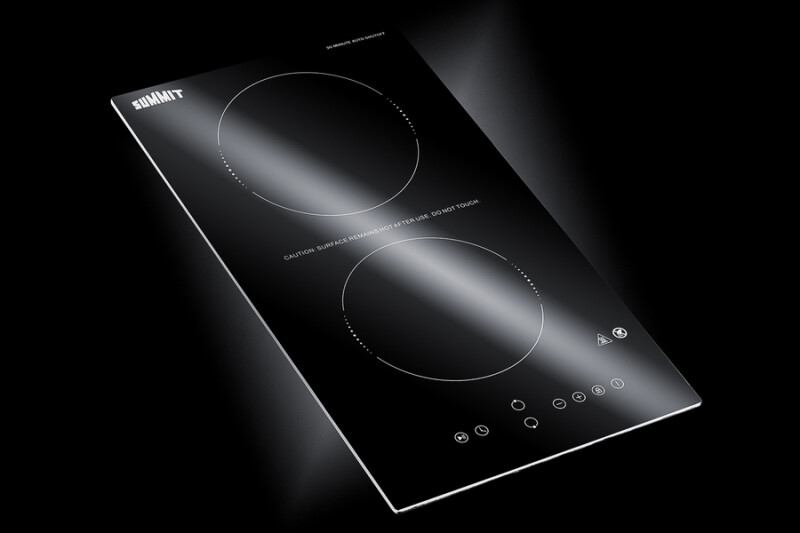 12" Wide 115V 2-Burner Radiant Cooktop With Safety Shutoff CRH2BT30115