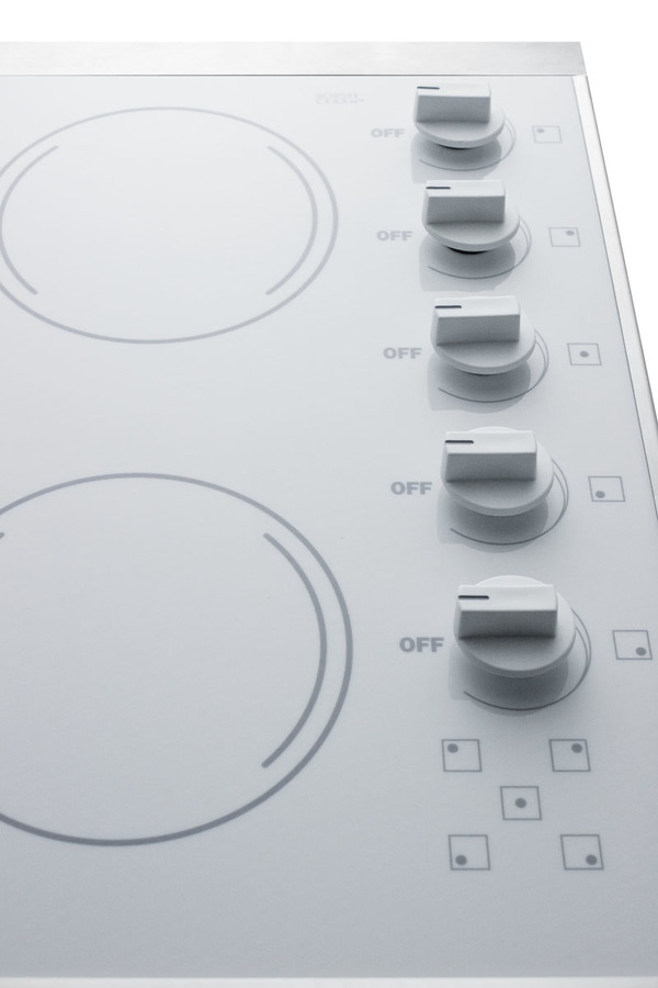 27" Wide 230V 5-Burner Radiant Cooktop CRS5B14W