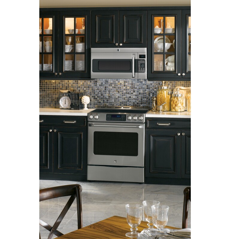 Café Series 30" Slide-in Front Control Radiant Range With Storage Drawer CS975SDSS