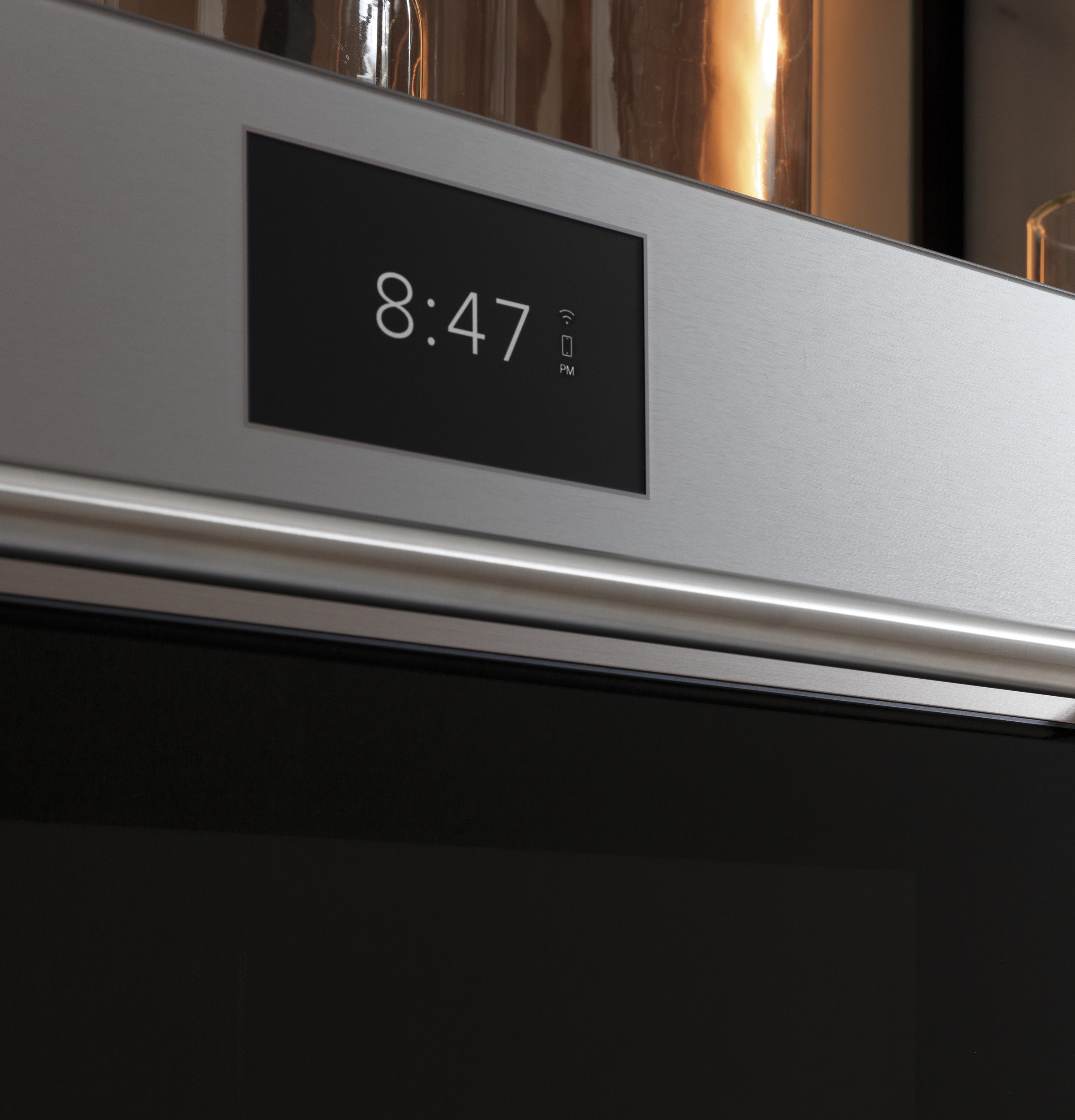 Café 30" Smart Five In One Oven With 120v Advantium Technology In Platinum Glass CSB913M2NS5