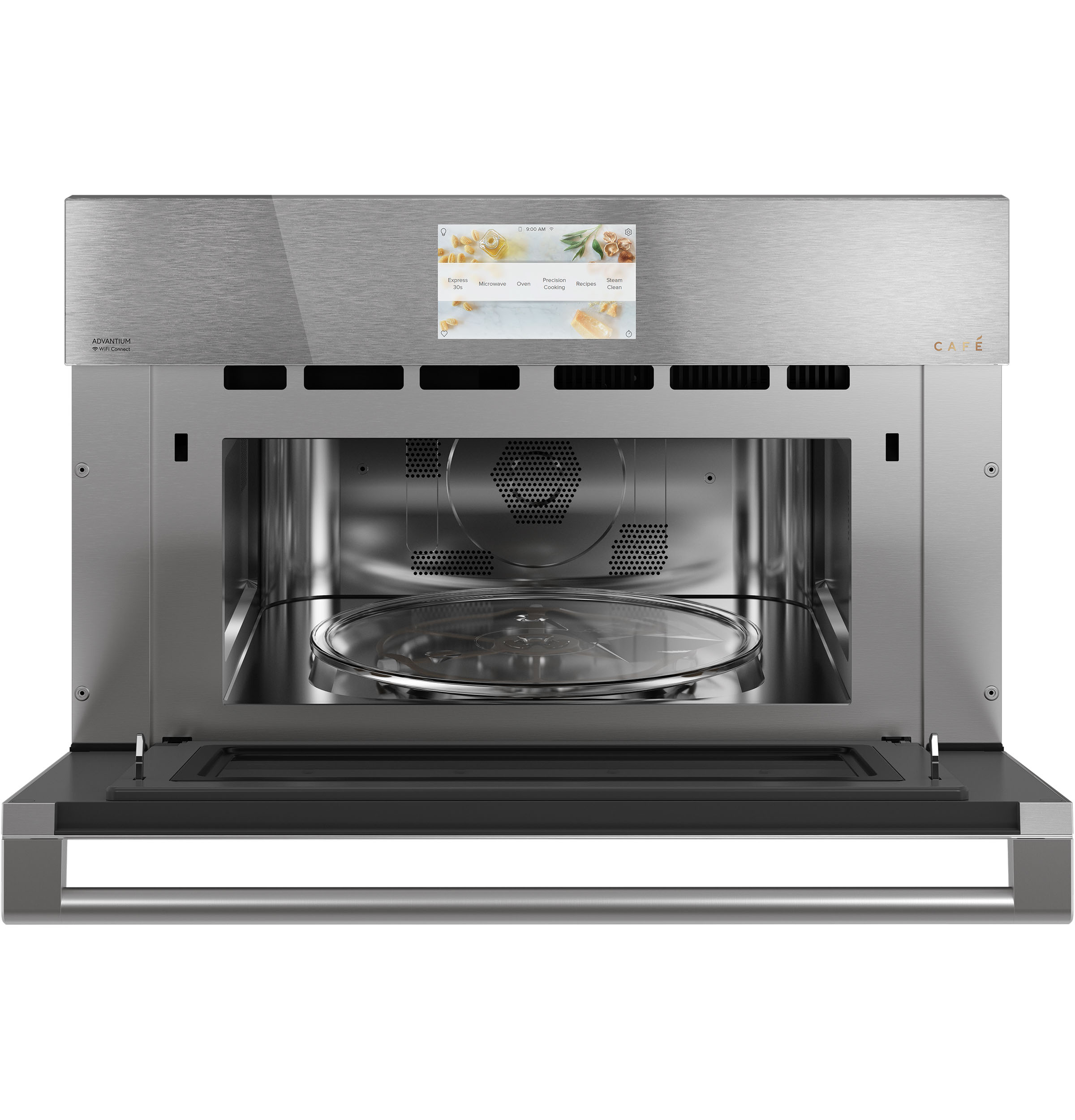 CAFÉ™ 30" Custom Speed Cook Oven with 120V Advantium® Technology in Platinum Glass view 5