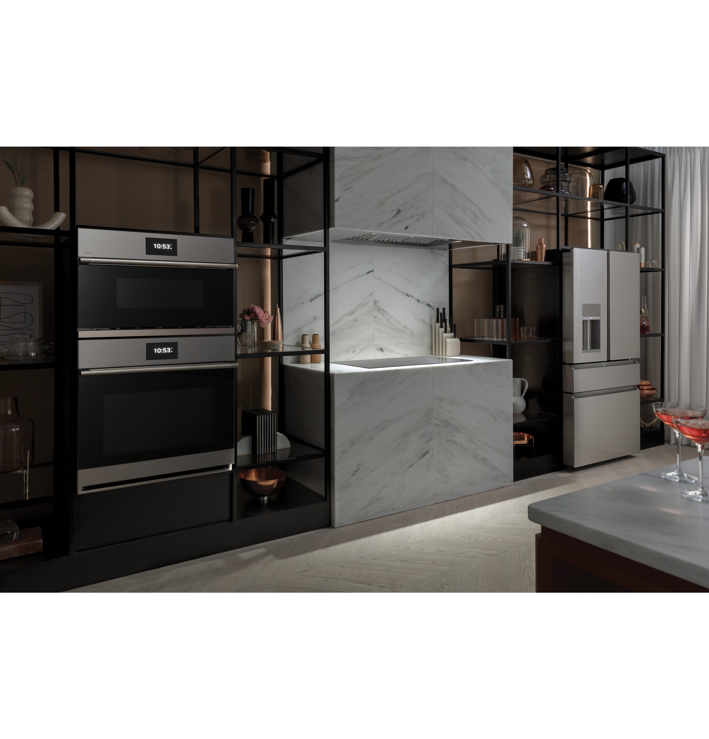 CAFÉ™ 30" Custom Speed Cook Oven with 120V Advantium® Technology in Platinum Glass view 13