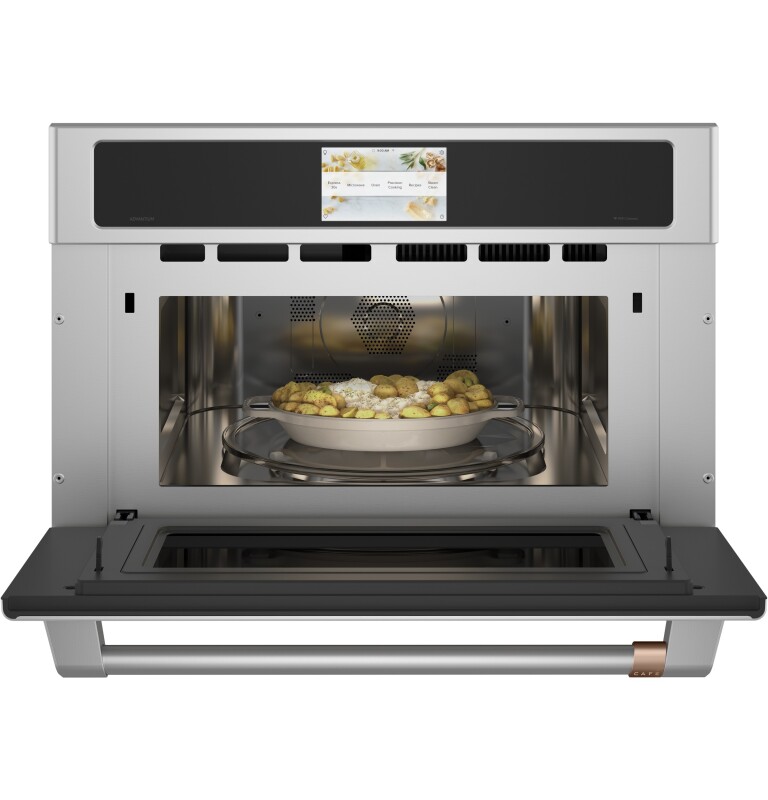 Café 30" Smart Five In One Oven With 120v Advantium Technology CSB913P2NS1