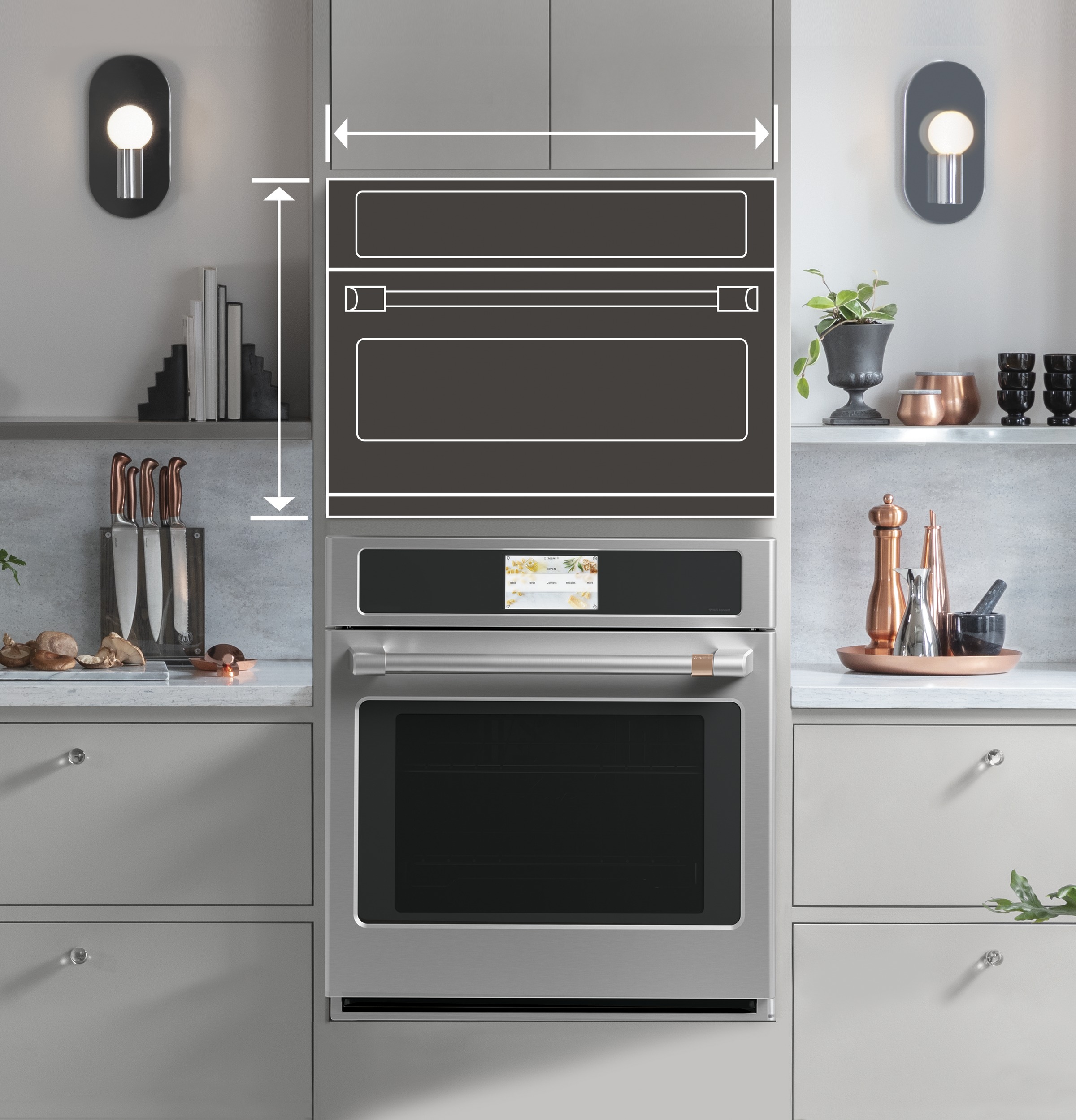 CAFÉ™ 30" Custom Speed Cook Oven with 240V Advantium® Technology view 25