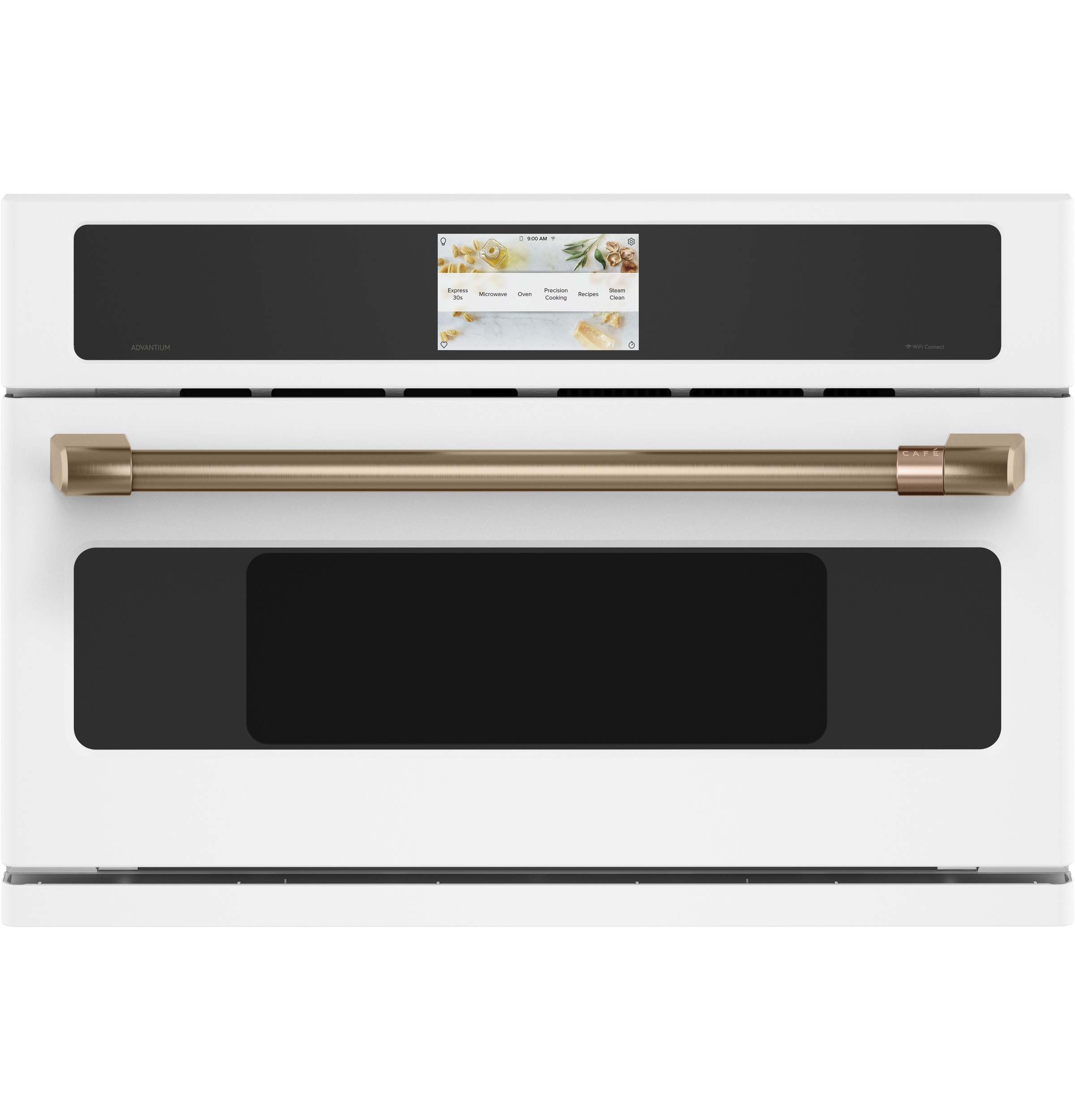 Cafe CAFÉ™ 30" Smart Five in One Wall Oven with 240V Advantium® Technology Matte White CSB923P4NW2 Picture 1
