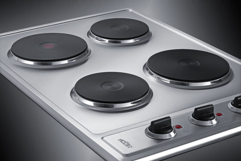 30" Wide 208/240V 4-Burner Solid Disk Cooktop CSD4B300
