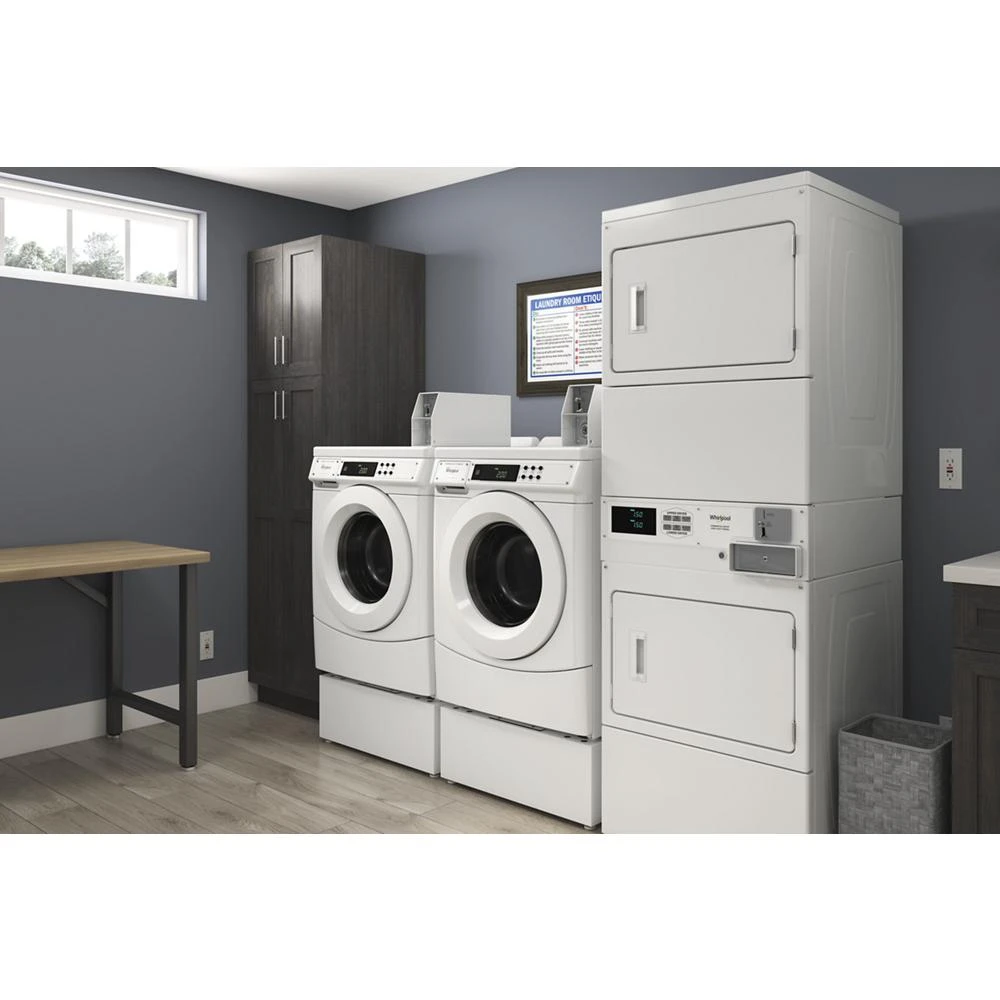 Commercial Electric Stack Dryer, Coin-Drop Equipped view 3
