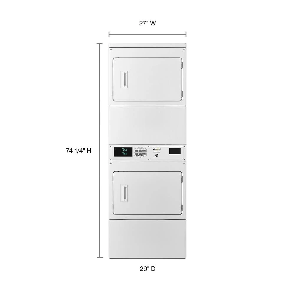 Commercial Electric Stack Dryer, Non-Coin CSP2970HQ