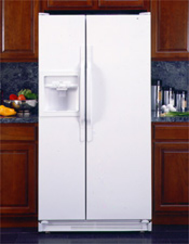 25.2 Cu. Ft. Side-By-Side No-Frost Refrigerator with Dispenser CSX25GRBWW, product image 2 of 3