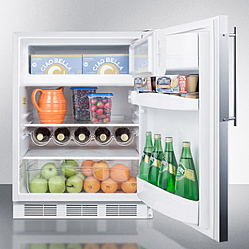 24" Wide Built-In Refrigerator-Freezer, ADA Compliant CT661WBIFRADA