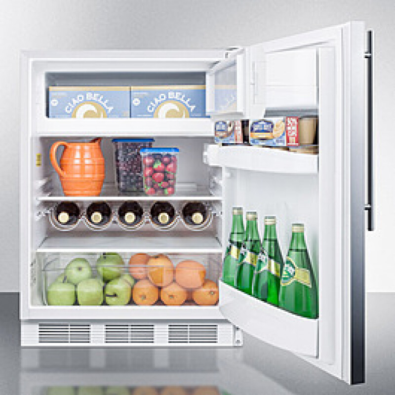 24" Wide Built-In Refrigerator-Freezer, ADA Compliant CT661WBISSHVADA