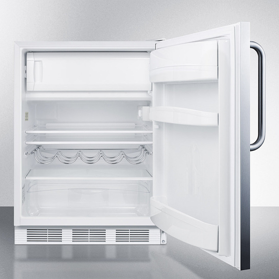 24" Wide Built-In Refrigerator-Freezer, ADA Compliant CT661WCSSADA