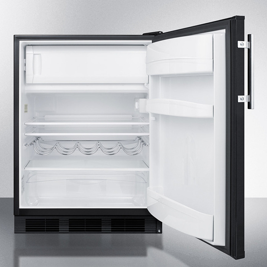 24" Wide Refrigerator-Freezer CT663BK