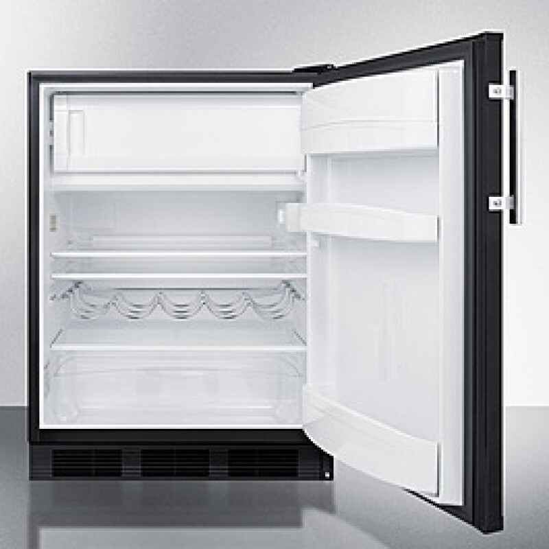 24" Wide Refrigerator-Freezer CT663BK