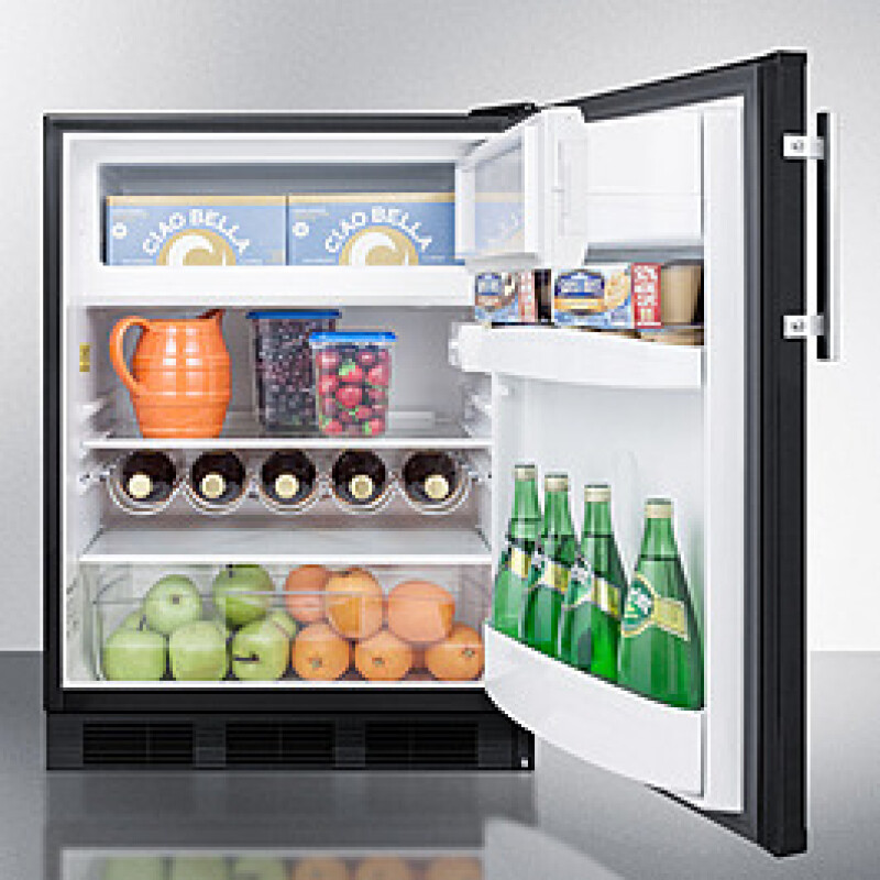24" Wide Refrigerator-Freezer CT663BK