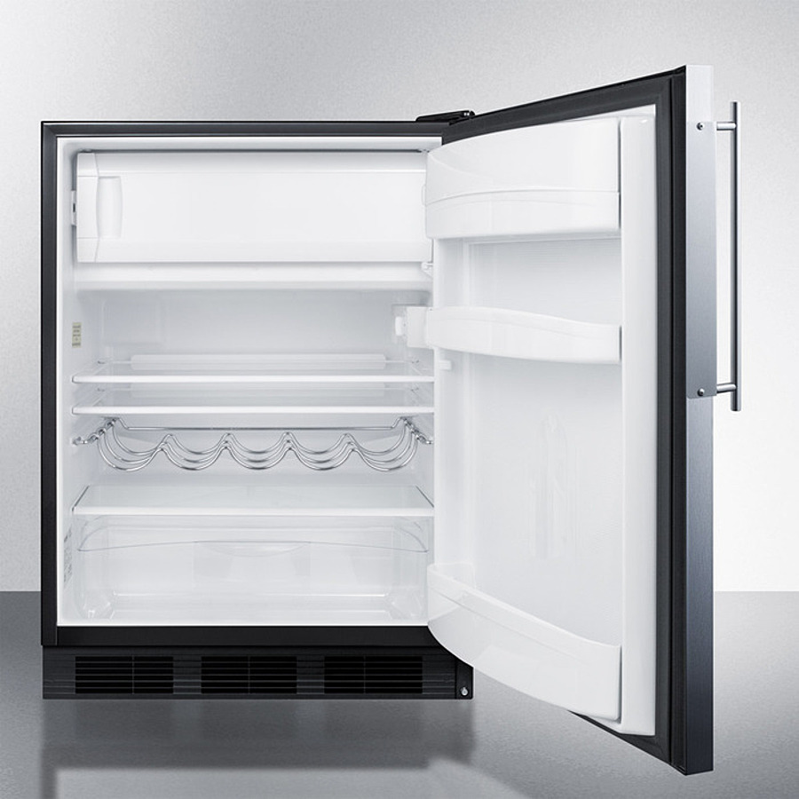 24" Wide Built-In Refrigerator-Freezer, ADA Compliant CT663BKBIFRADA