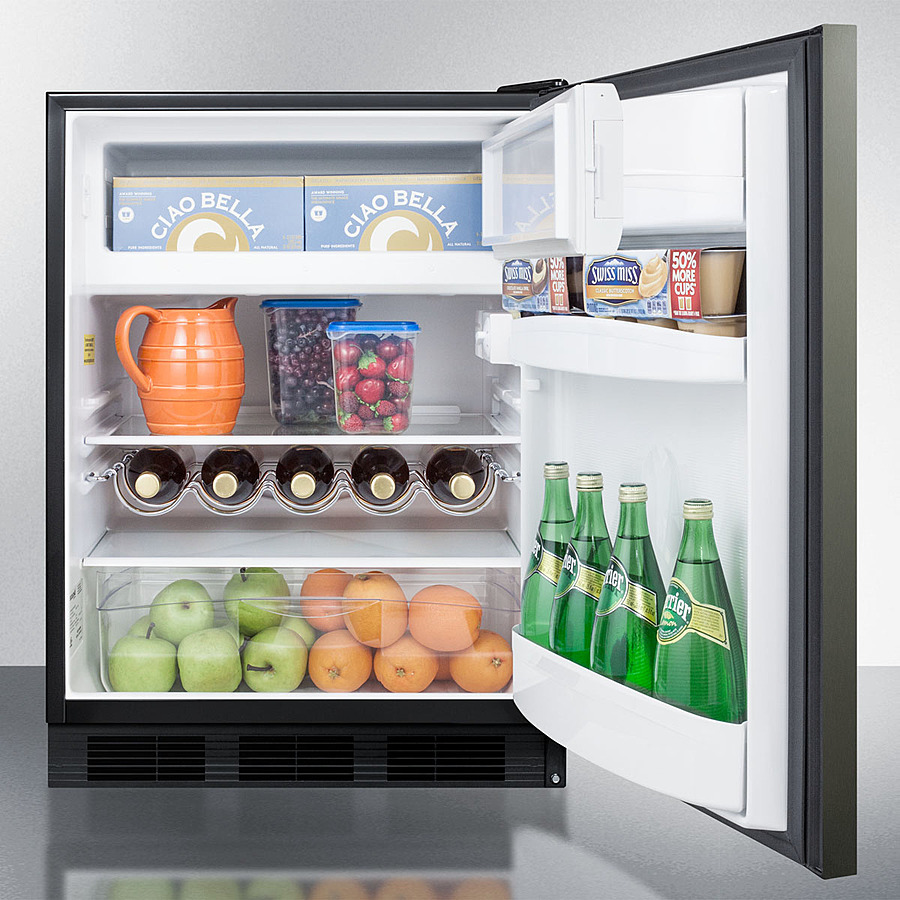 24" Wide Built-In Refrigerator-Freezer, ADA Compliant CT663BKBIKSHHADA