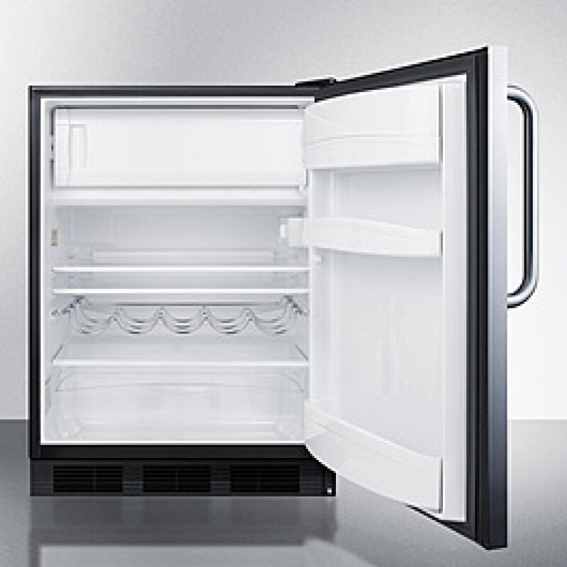 24" Wide Built-In Refrigerator-Freezer, ADA Compliant CT663BKBISSTBADA