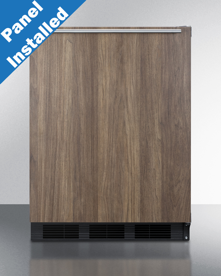 24" Wide Built-In Refrigerator-Freezer With Wood Panel Door CT663BKBIWP1