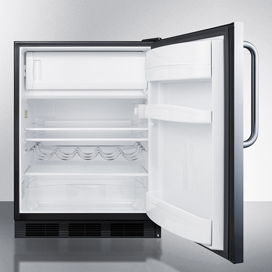 24" Wide Built-In Refrigerator-Freezer, ADA Compliant CT663BKCSSADA