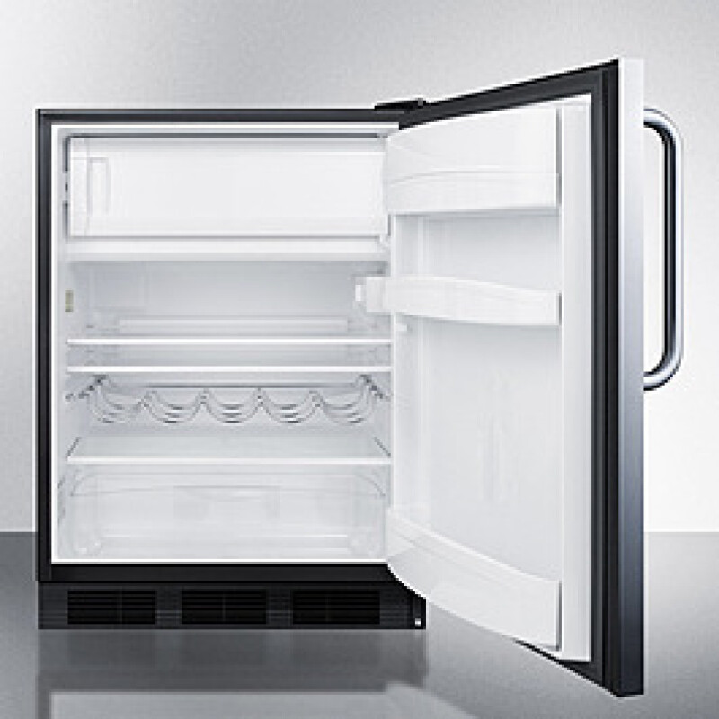 24" Wide Built-In Refrigerator-Freezer, ADA Compliant CT663BKCSSADA