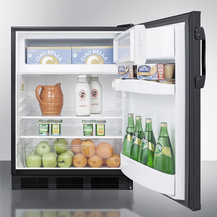 24" Wide Refrigerator-Freezer CT66BK
