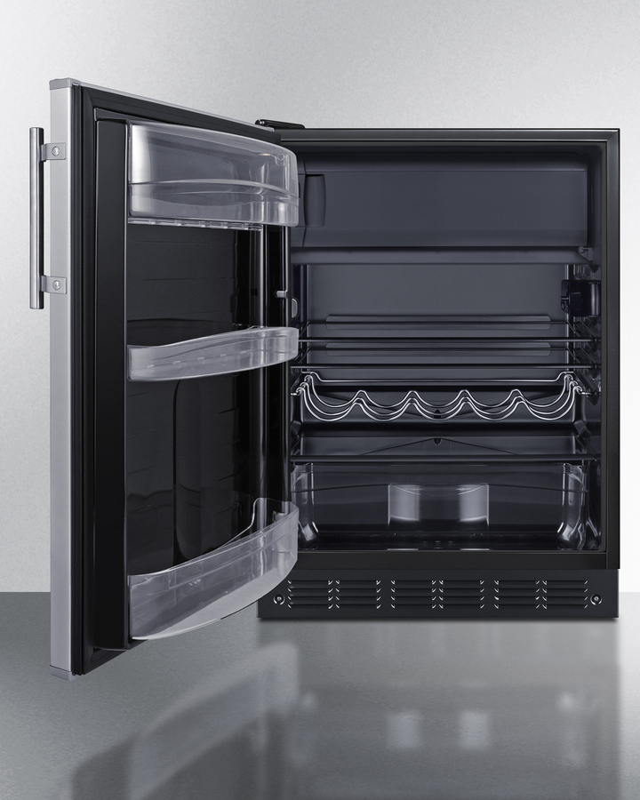 24" Wide ADA Compliant Refrigerator-Freezer CT66BK2SSADALHD