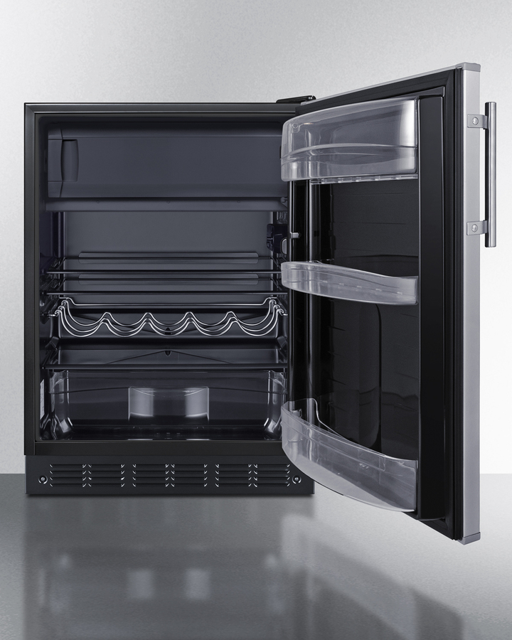 24" Wide Refrigerator-Freezer, ADA Compliant CT66BK2SSADA