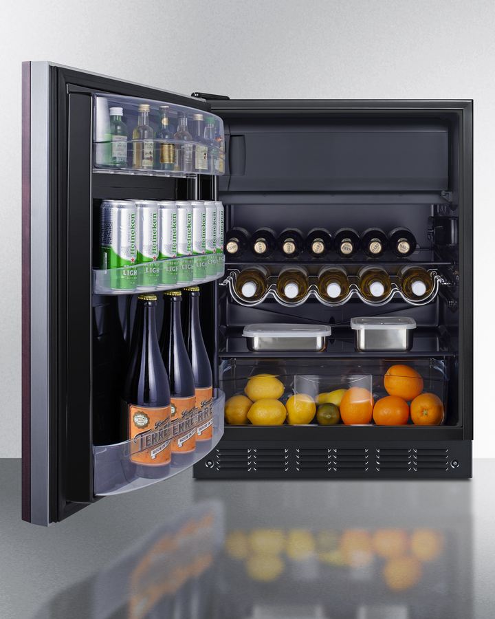 24" Wide ADA Compliant Refrigerator-Freezer CT66BK2SSIFADALHD