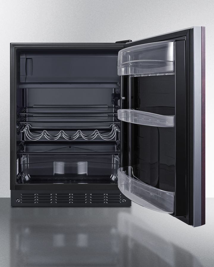 24" Wide Refrigerator-Freezer, ADA Compliant (Panel Not Included) CT66BK2SSIFADA