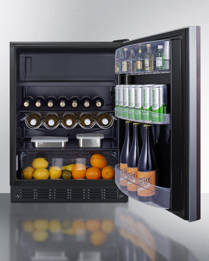 24" Wide Refrigerator-Freezer, ADA Compliant (Panel Not Included) CT66BK2SSIFADA