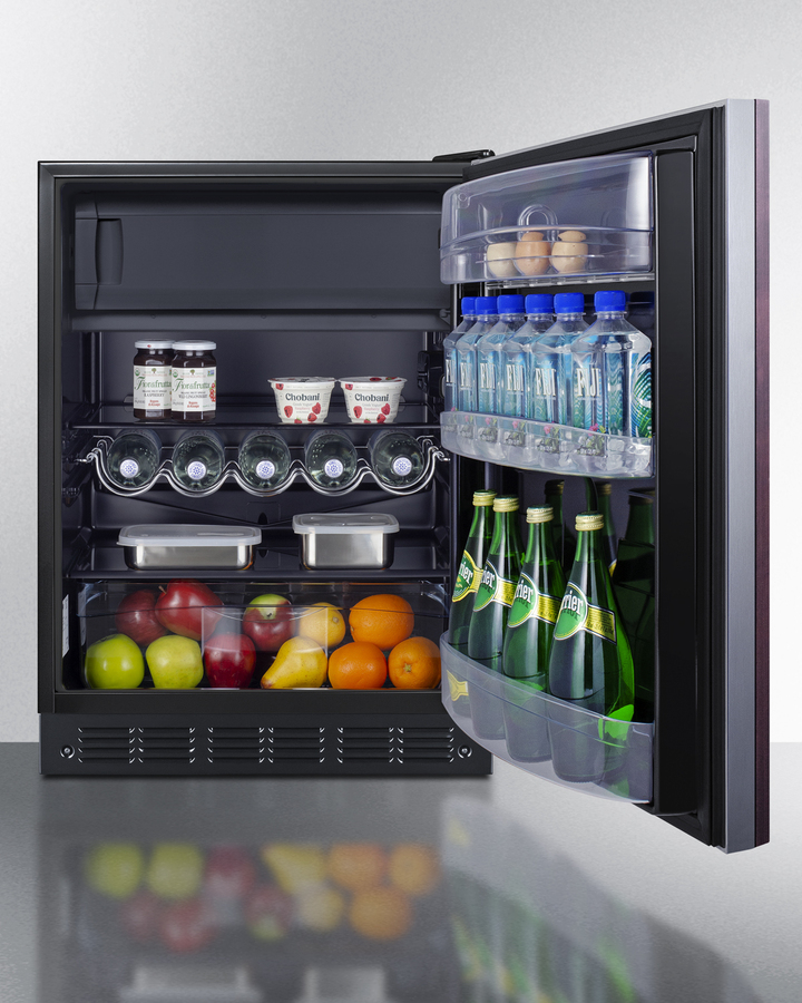 24" Wide Refrigerator-Freezer, ADA Compliant (Panel Not Included) CT66BK2SSIFADA