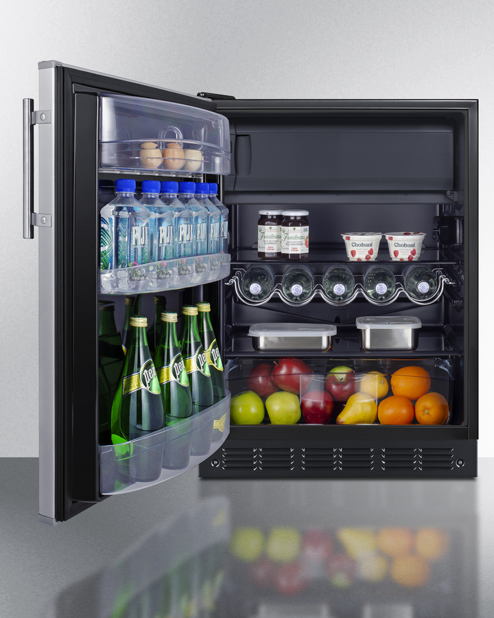 24" Wide Refrigerator-Freezer CT66BK2SSLHD