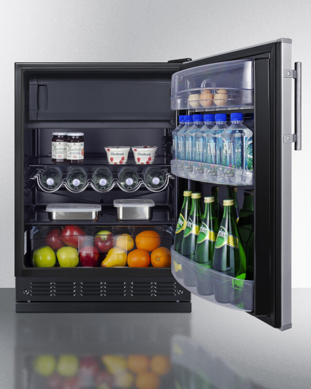 24" Wide Refrigerator-Freezer CT66BK2SSRS