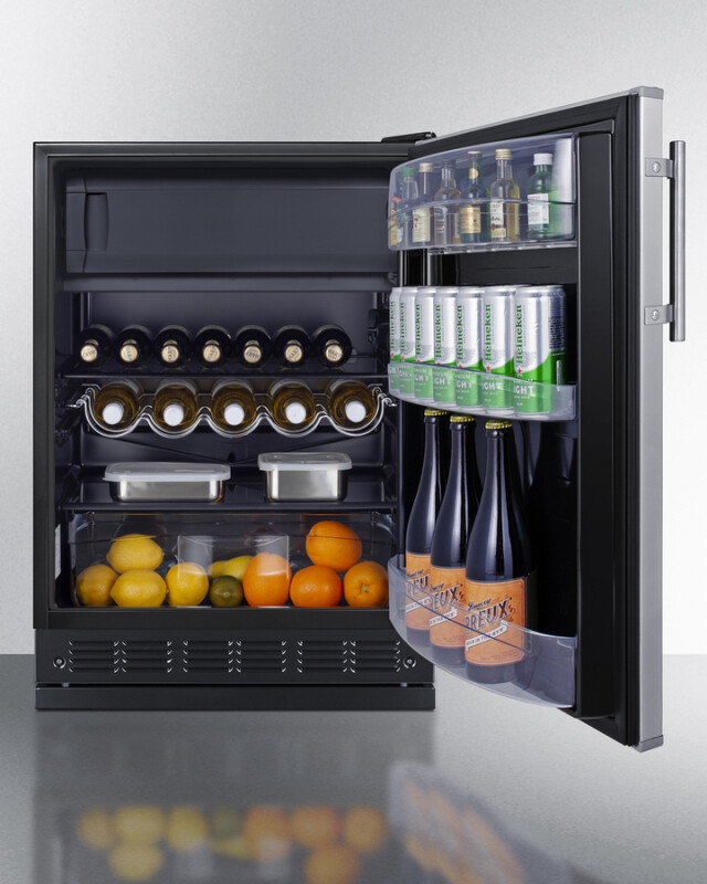 24" Wide Refrigerator-Freezer CT66BK2SSRS