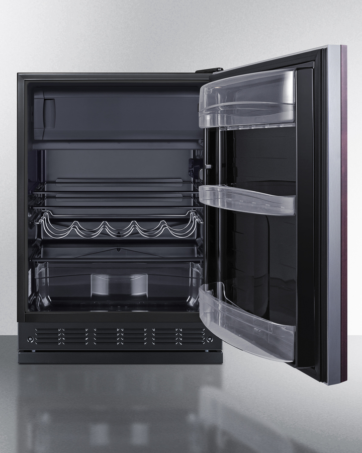 24" Wide Refrigerator-Freezer (Panel Not Included) CT66BK2SSRSIF