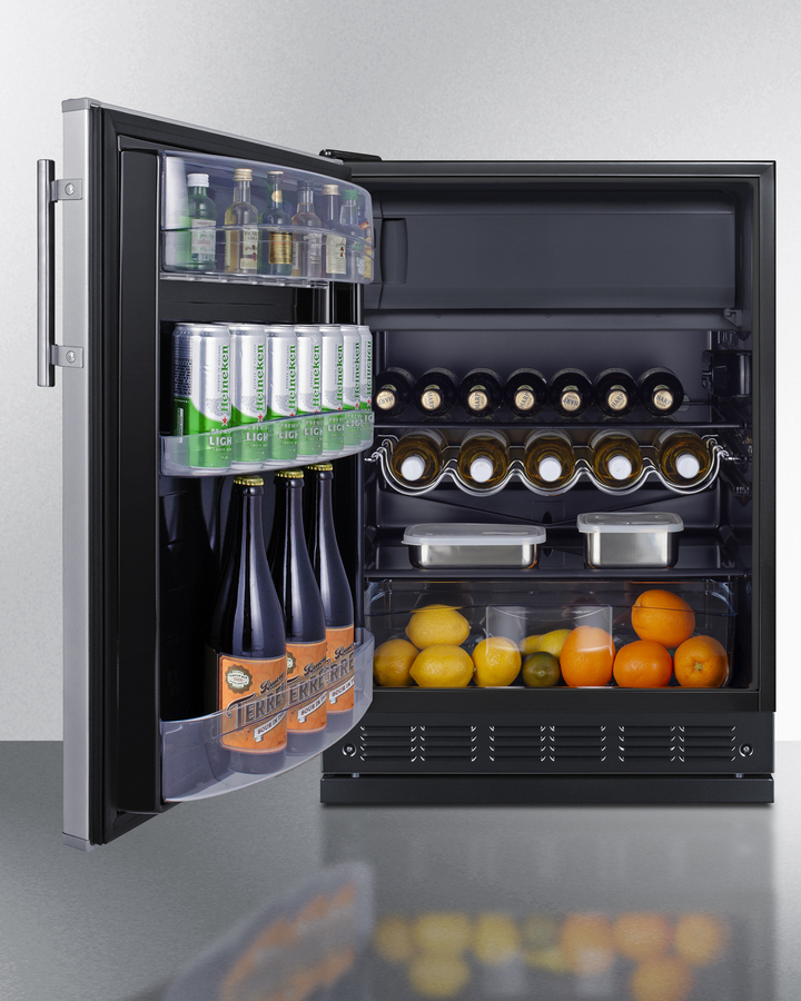 24" Wide Refrigerator-Freezer CT66BK2SSRSLHD
