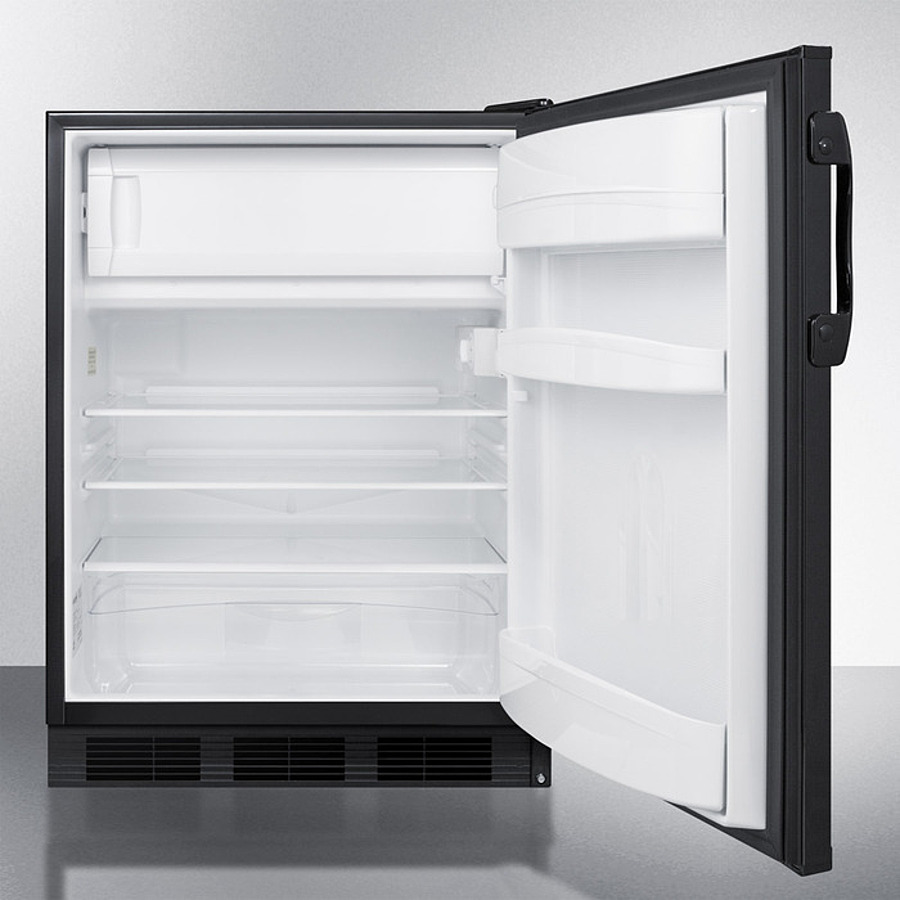 24" Wide Refrigerator-Freezer, ADA Compliant CT66BKADA