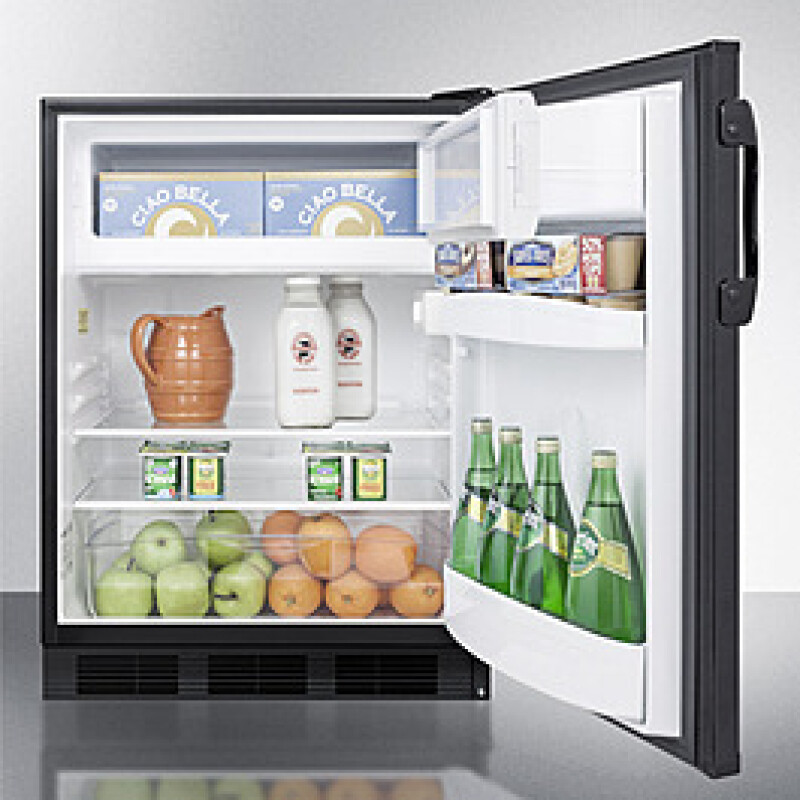 24" Wide Refrigerator-Freezer, ADA Compliant CT66BKADA