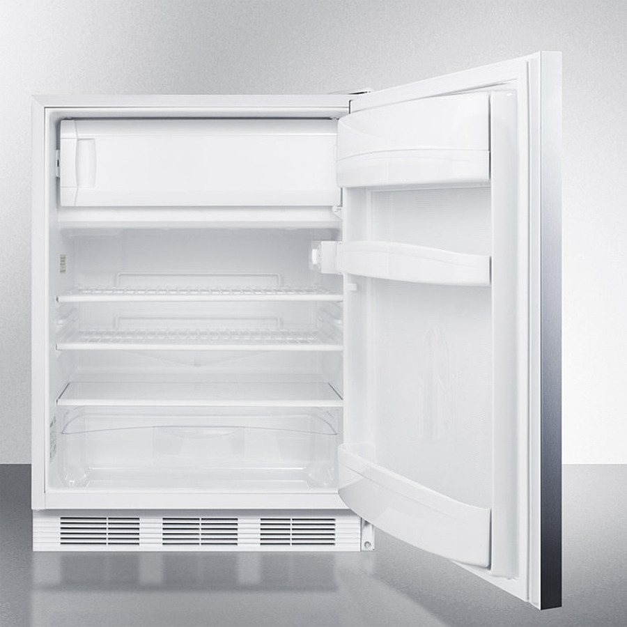 24" Wide Built-In Refrigerator-Freezer, ADA Compliant CT66LWBISSHHADA