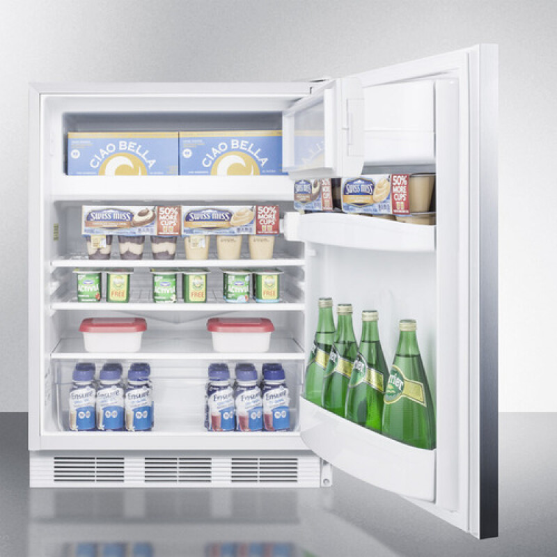 24" Wide Refrigerator-Freezer, ADA Compliant CT66LWSSHHADA