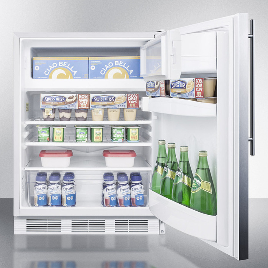 24" Wide Refrigerator-Freezer, ADA Compliant CT66LWSSHVADA