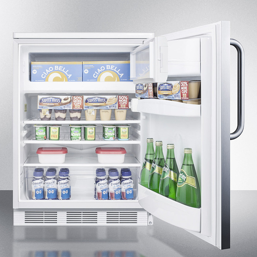 24" Wide Refrigerator-Freezer CT66LWSSTB