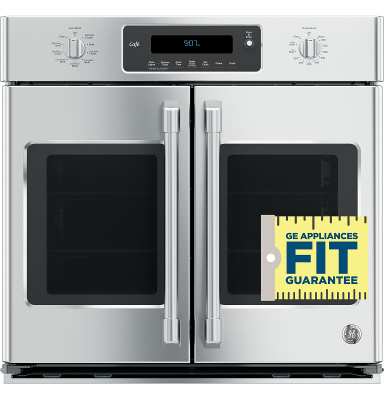 Café Series 30" Built-in French-door Single Convection Wall Oven CT9070SHSS