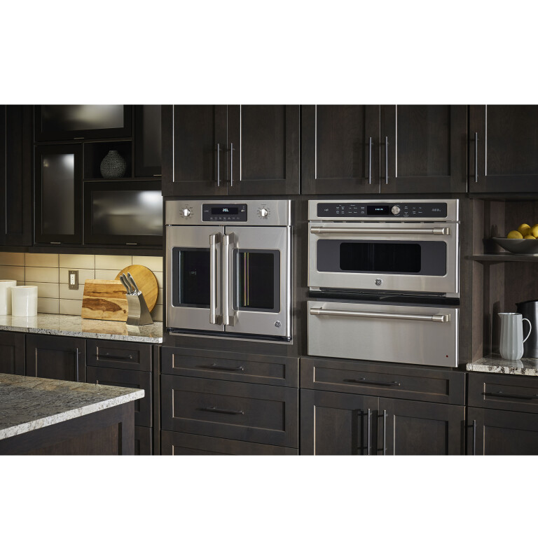 Café Series 30" Built-in French-door Single Convection Wall Oven CT9070SHSS