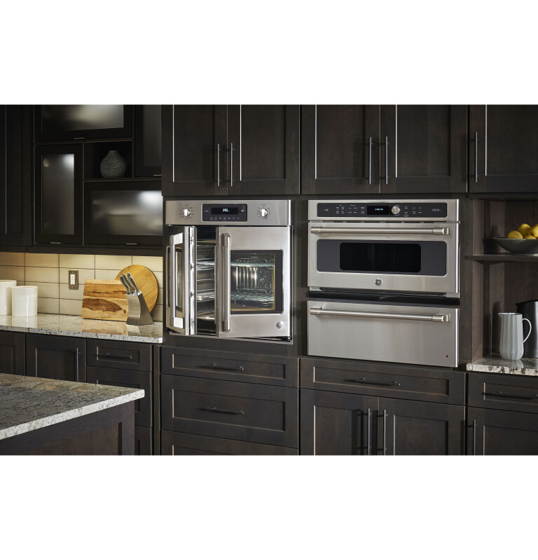Café Series 30" Built-in French-door Single Convection Wall Oven CT9070SHSS