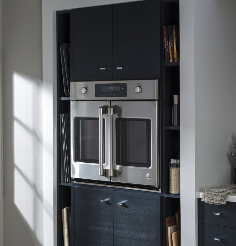 Café Series 30" Built-in French-door Single Convection Wall Oven CT9070SHSS