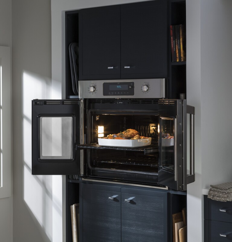Café Series 30" Built-in French-door Single Convection Wall Oven CT9070SHSS
