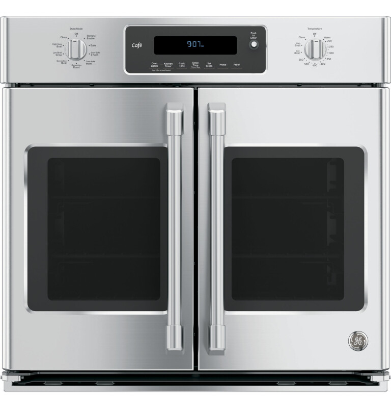 Café Series 30" Built-in French-door Single Convection Wall Oven CT9070SHSS